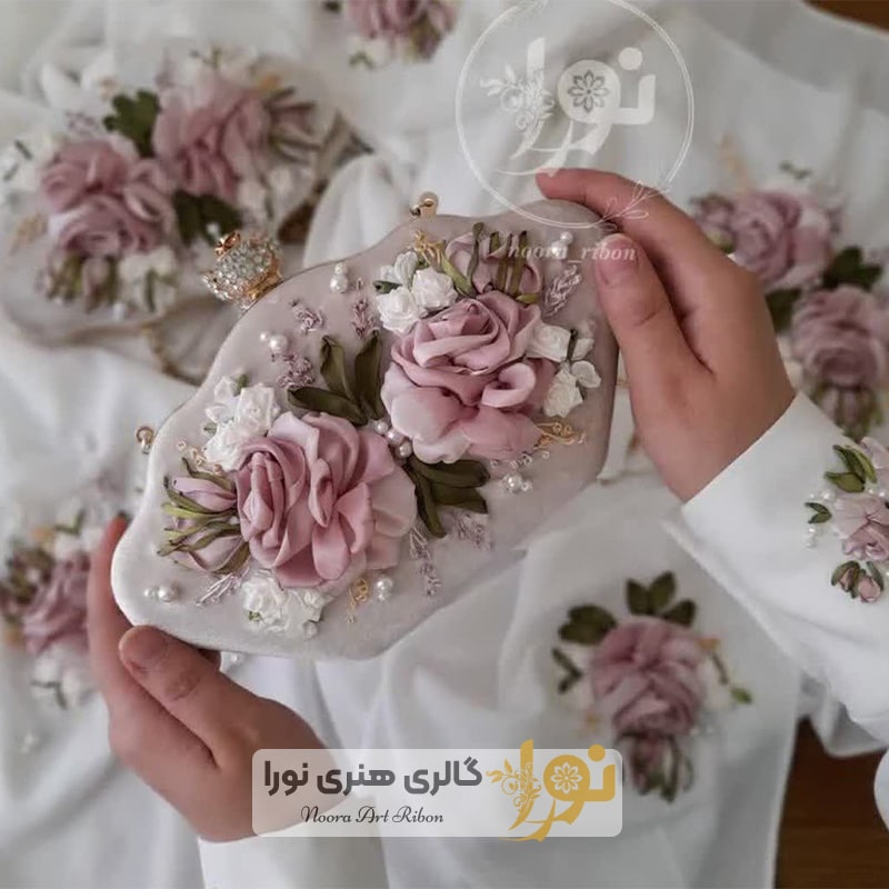 یک کامل لوازم کیف کلاچ صدفی min